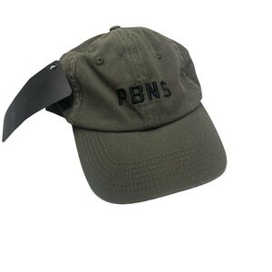 Alphalete Athletics PBNS Dad Hat Washed Olive Green Embroidered Baseball Cap NWT